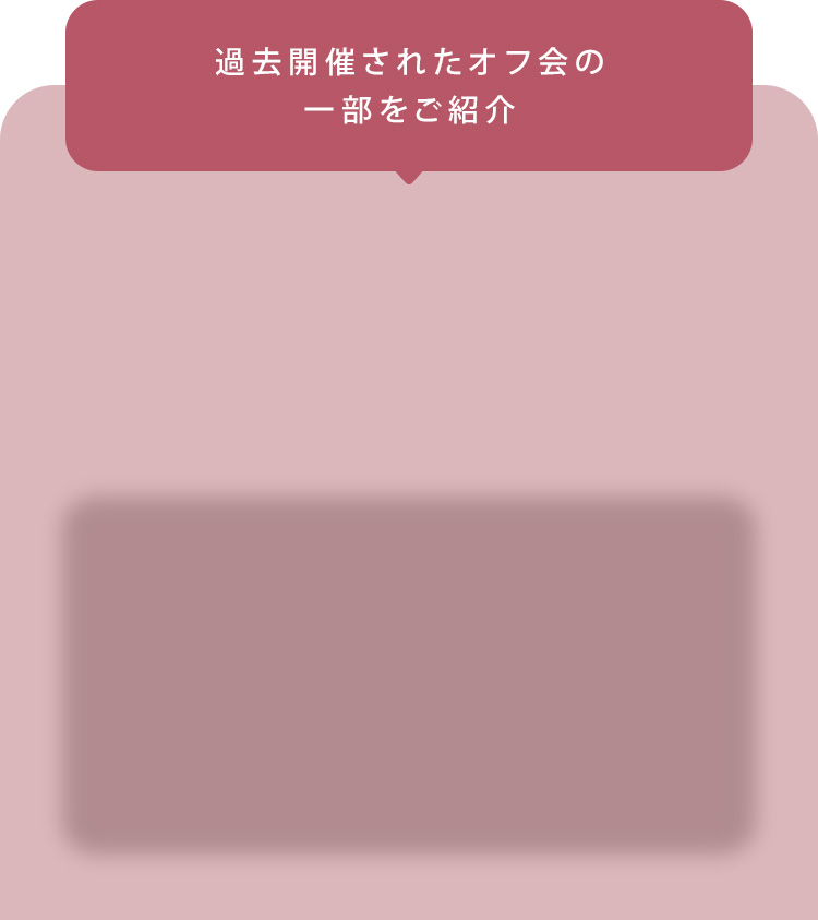 過去開催されたオフ会の一部をご紹介